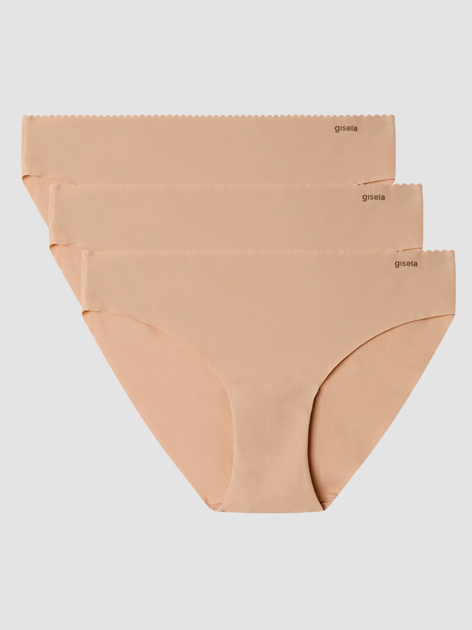 Braguita midi invisible tejido microfibra - Piel - 1/0211