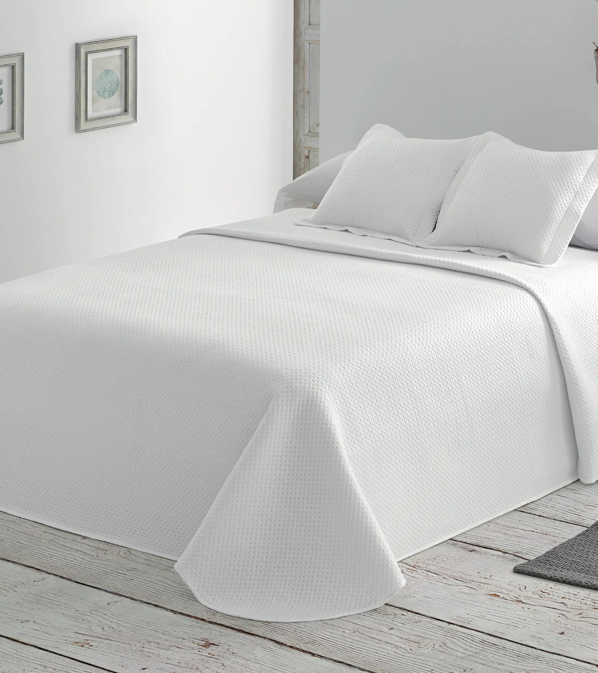Colcha Lisa Reversible LISA - Blanco