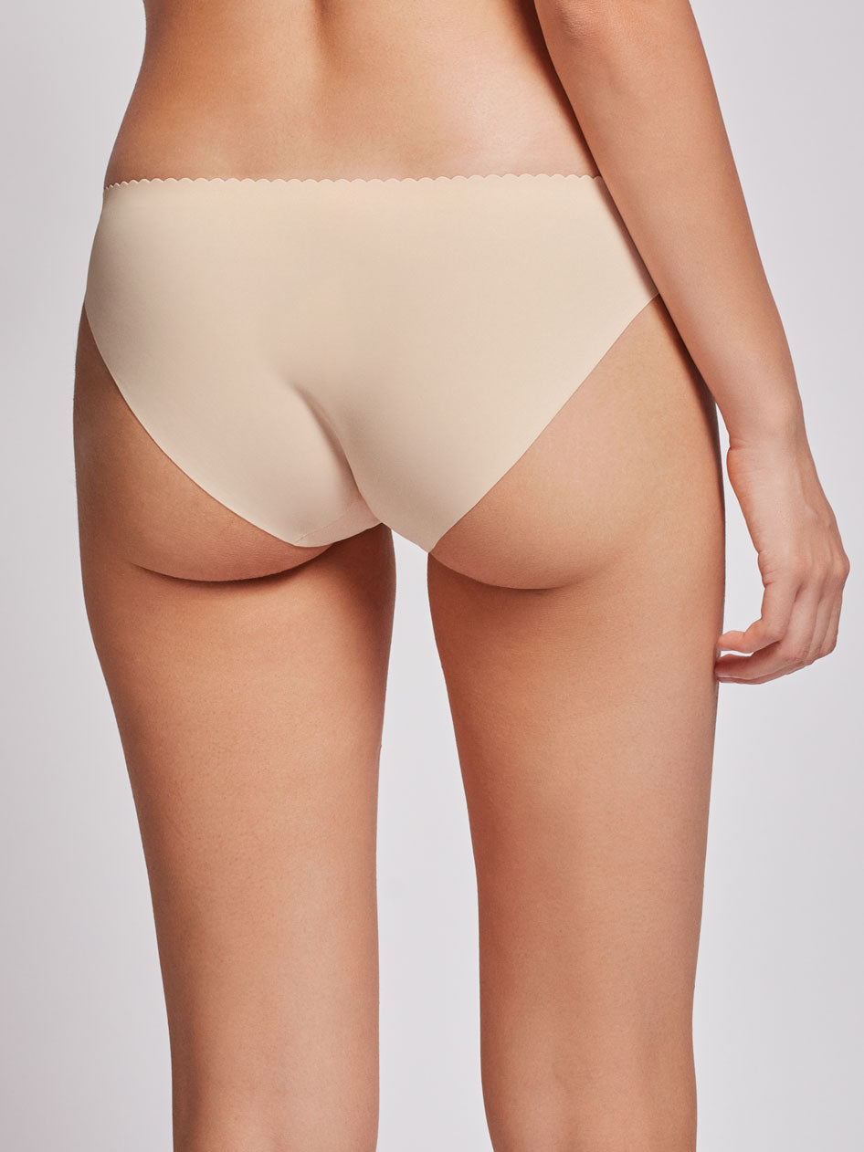 Braguita midi invisible tejido microfibra - Piel - 1/0211