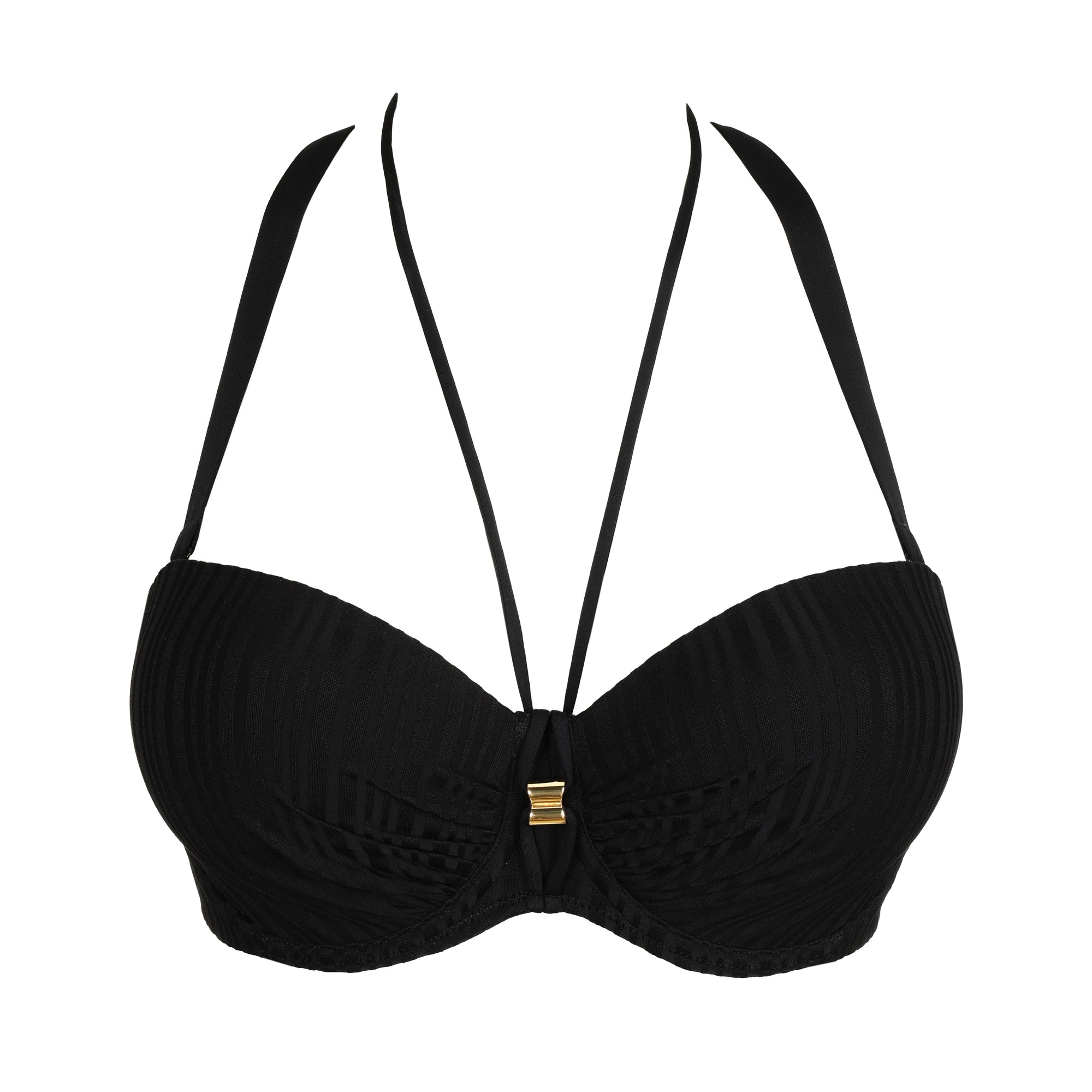 KIRUNA negro bikini sin tirantes con foam