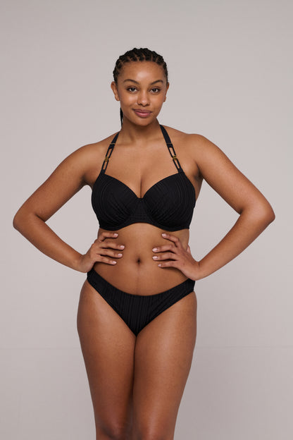 KIRUNA negro bikini balconet con foam
