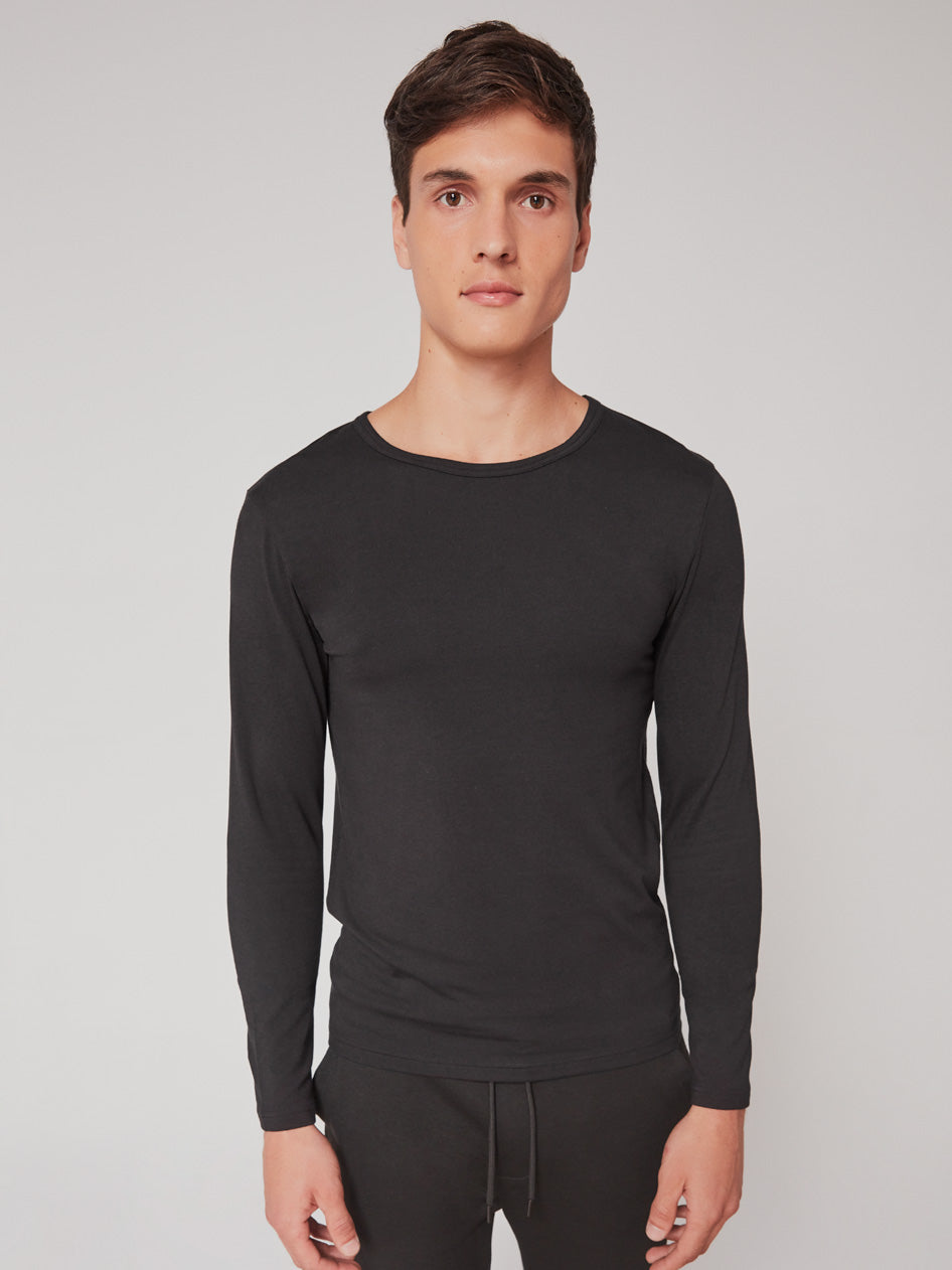Camiseta interior termal de hombre - Negro - 1/0150