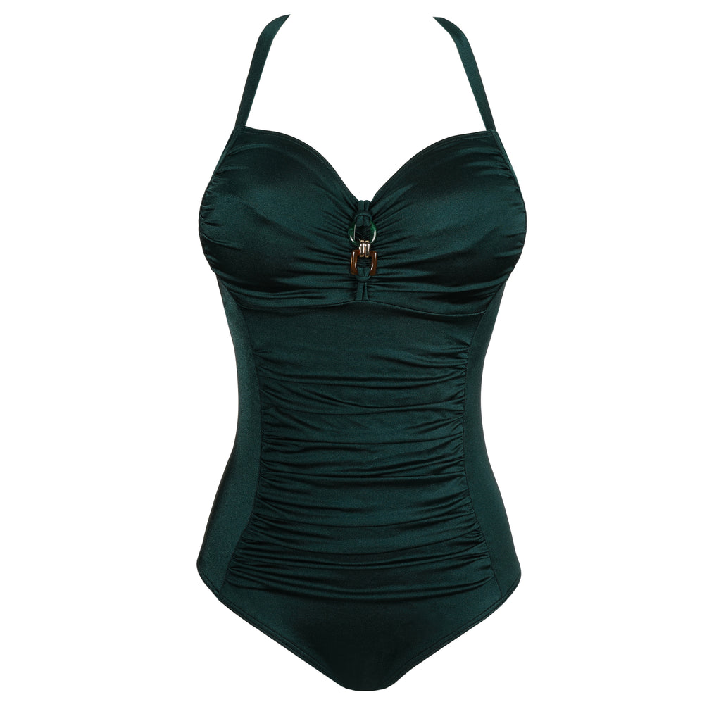 MANGALORE jewel green bañador control copa entera