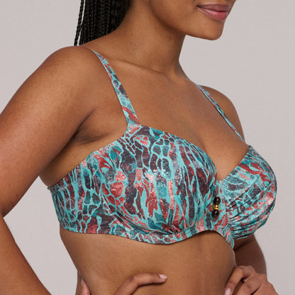 RIYAD Turquoise Seas bikini balconet con foam