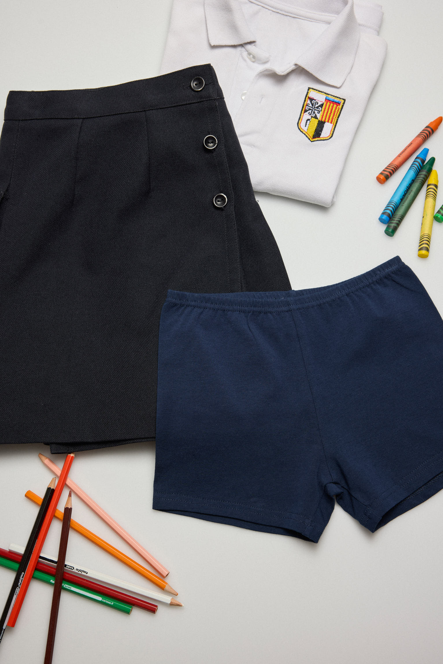 Culotte básico liso de algodón marino