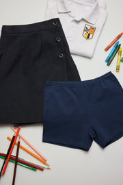 Culotte básico liso de algodón marino