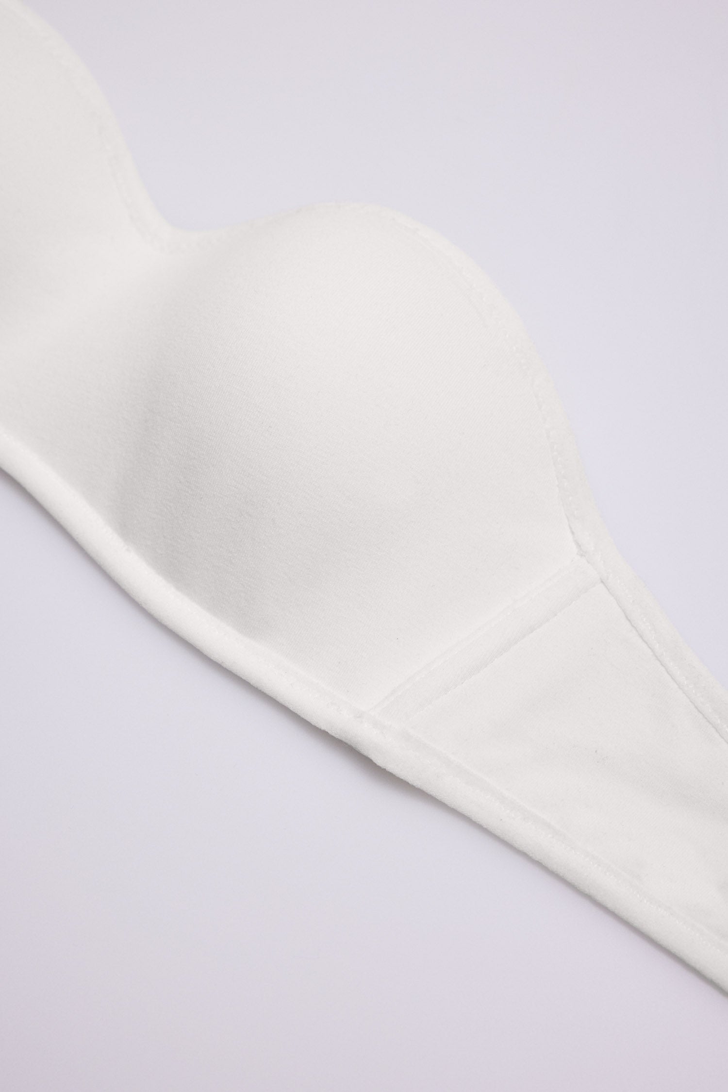 Sujetador bandeau juvenil blanco