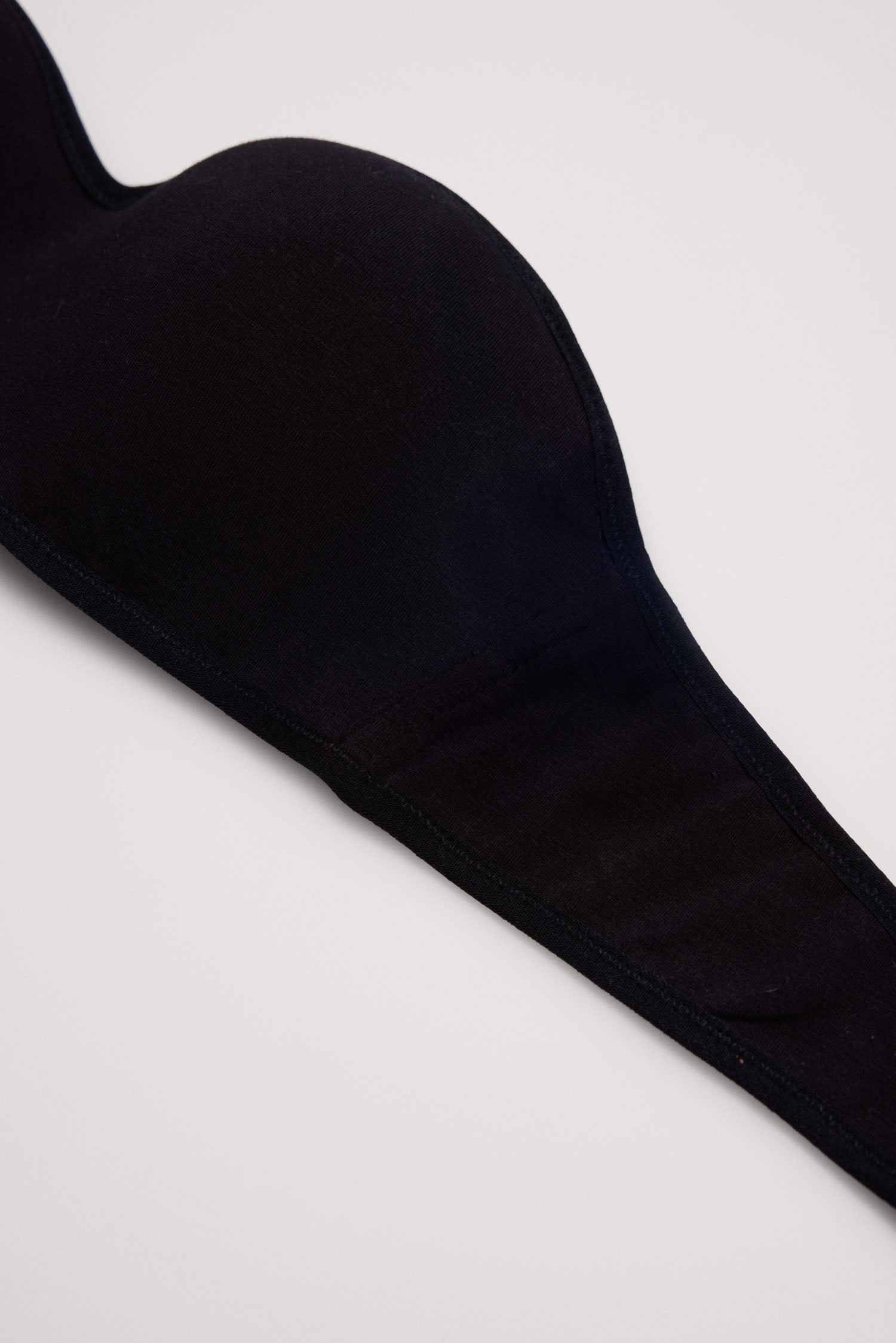 Sujetador bandeau juvenil negro