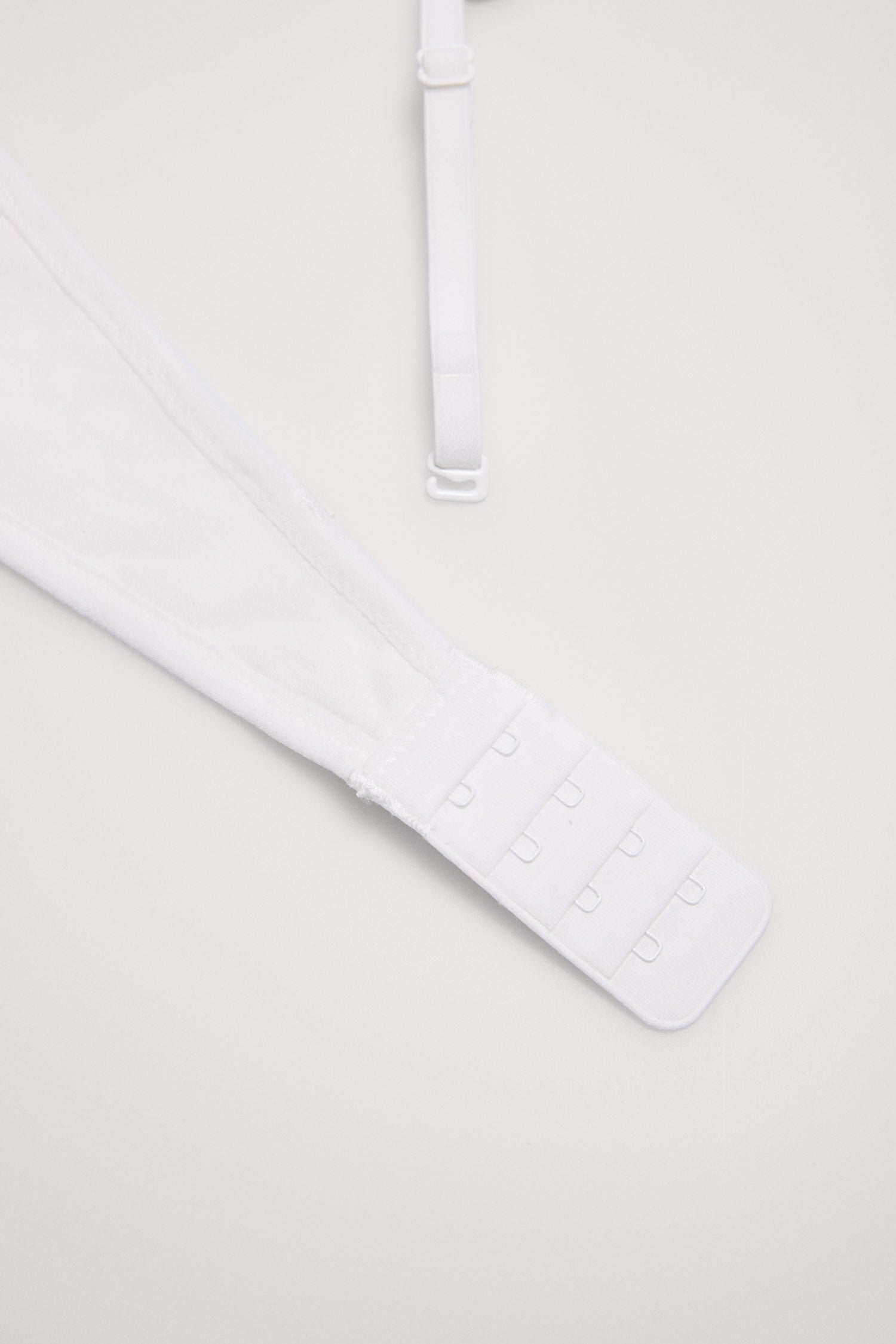 Sujetador bandeau juvenil blanco