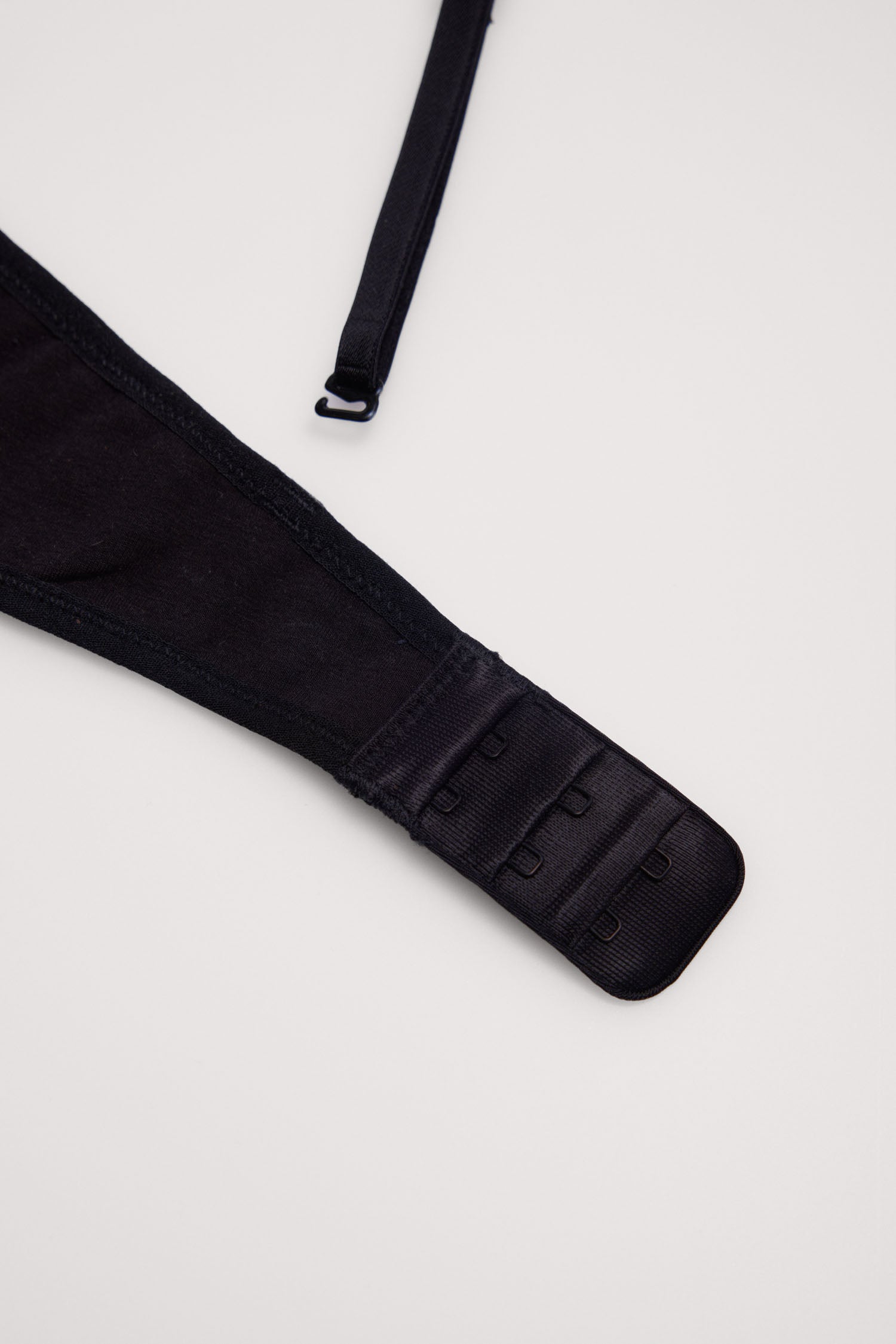 Sujetador bandeau juvenil negro