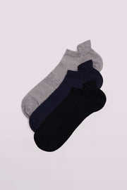 Pack 3 calcetines deportivos transpirables cortos surtidos