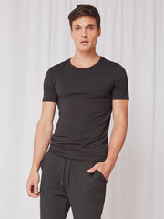 Camiseta interior termal de hombre - Negro