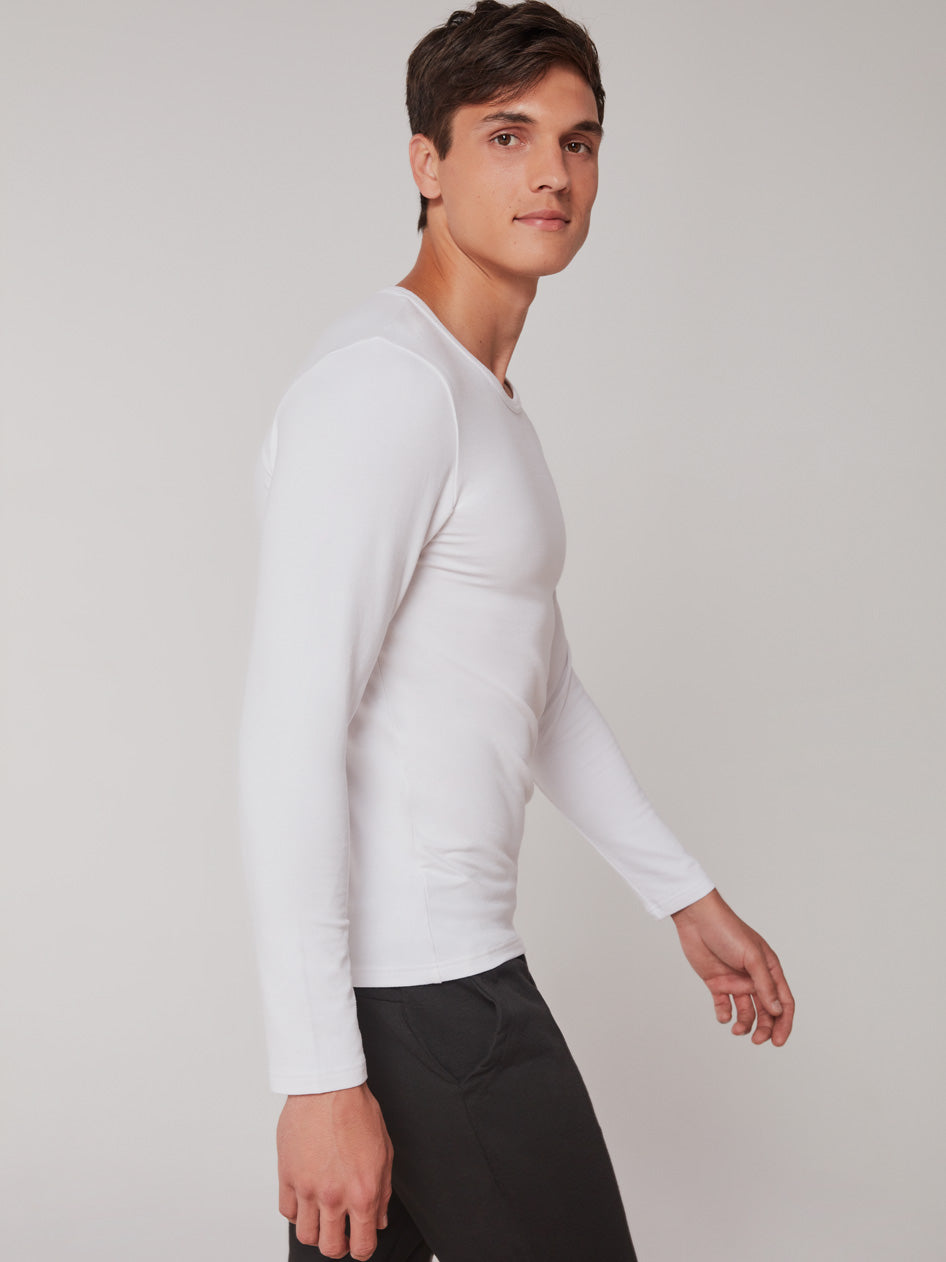Camiseta interior termal de hombre - Blanco - 1/0150