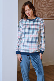 Pijama de mujer spandex de cuadros
