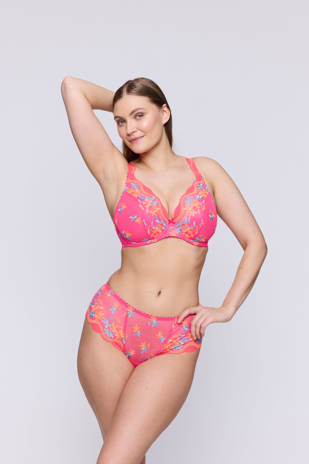 CALA LUNA Blogger Pink suj. escote prof medio relleno