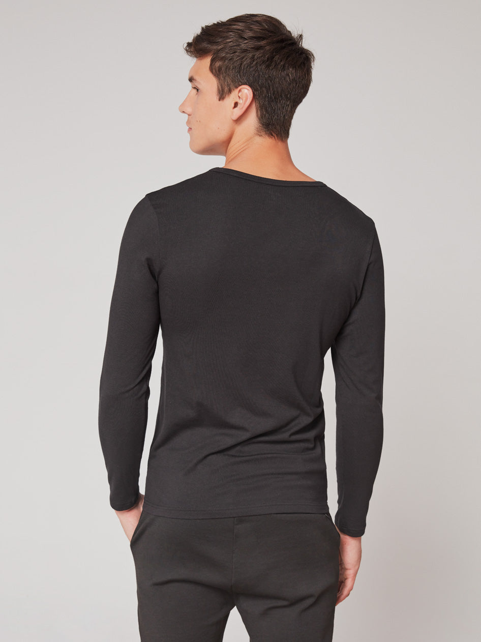 Camiseta interior termal de hombre - Negro - 1/0150