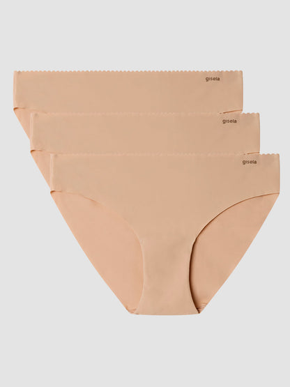 Braguita midi invisible tejido microfibra - Piel - 1/0211
