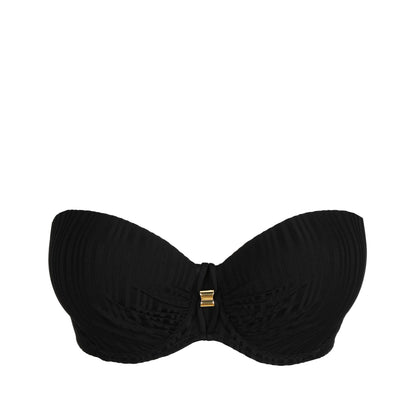 KIRUNA negro bikini sin tirantes con foam