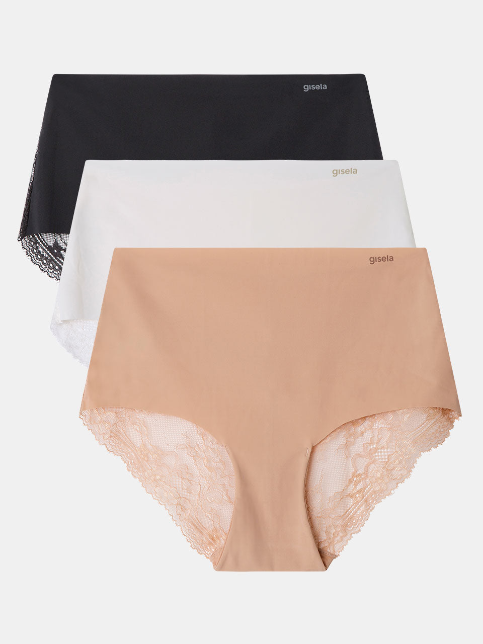 Braguita alta corte láser - Negro - 1/0228