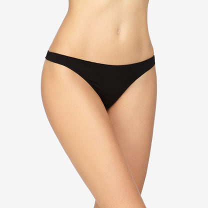 34174 Tanga básico microfibra - Negro