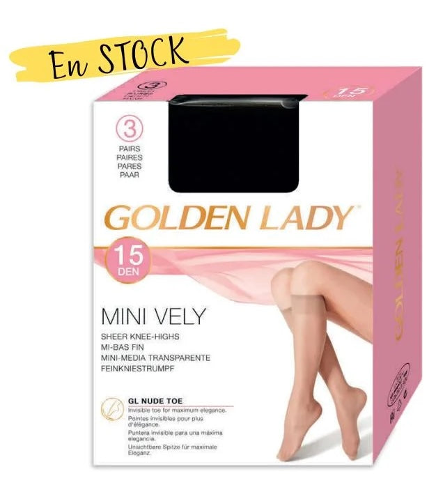 Mini Media MINI VELY 15 (3 pares) Golden Lady - 119MMM