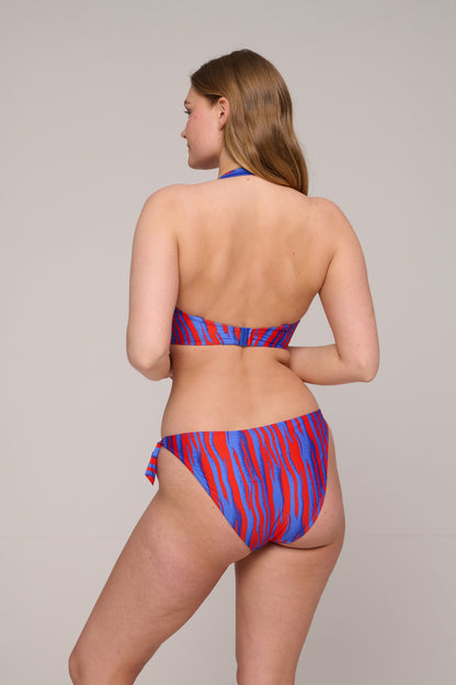 SKUDAI Wild stripes bikini balconet con foam