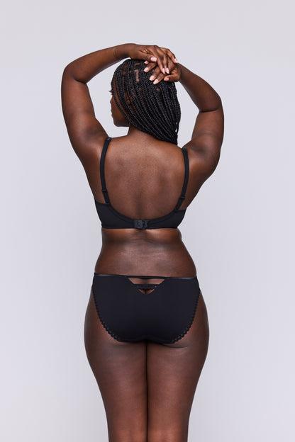 VIVGIRL negro braga bikini