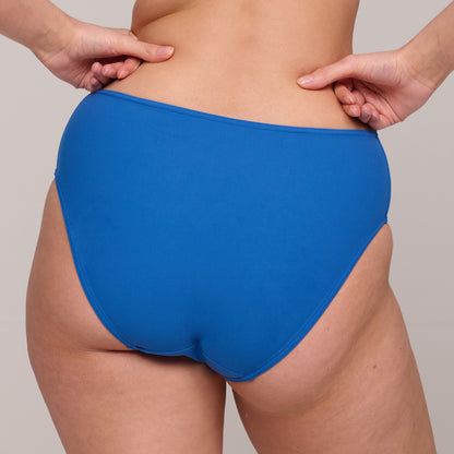 ASWAN Delphinium Cheer Blue bikini braga alta
