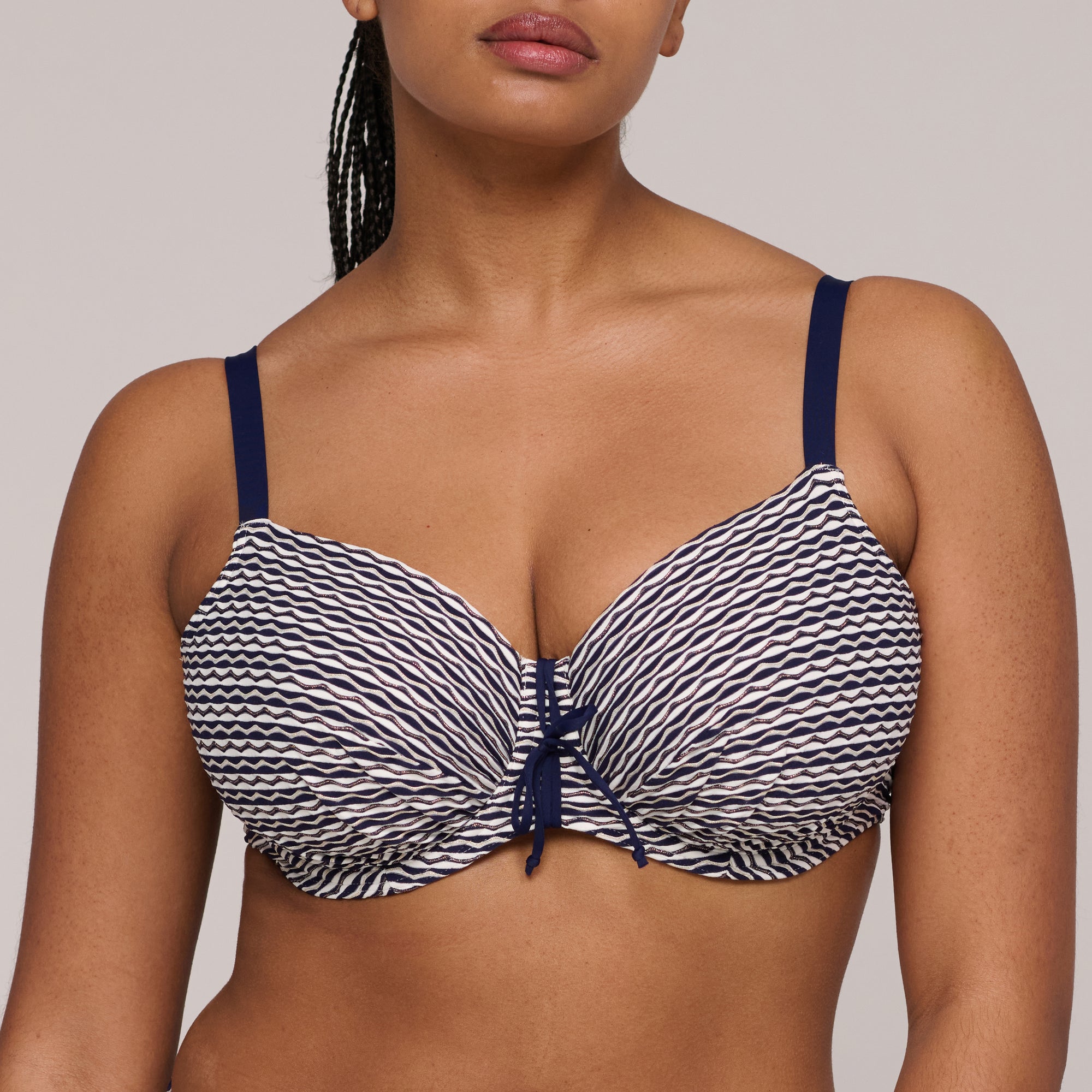 KALBA Water Blue bikini balconet con foam