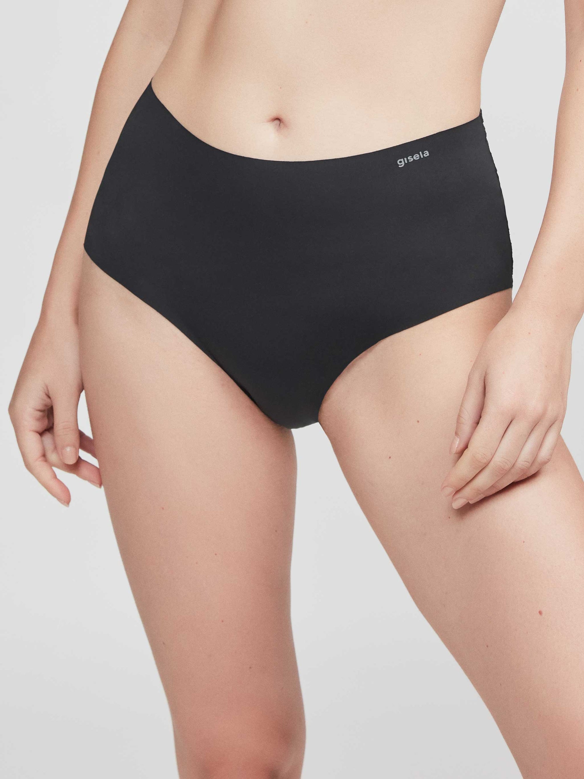 Braguita alta corte láser - Negro - 1/0228