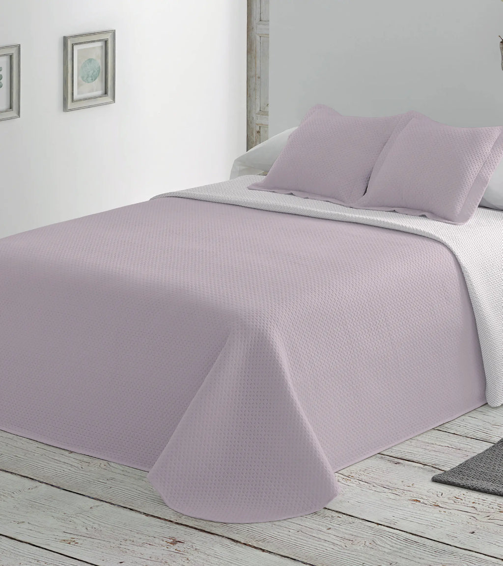 Colcha Lisa Reversible LISA - Malva