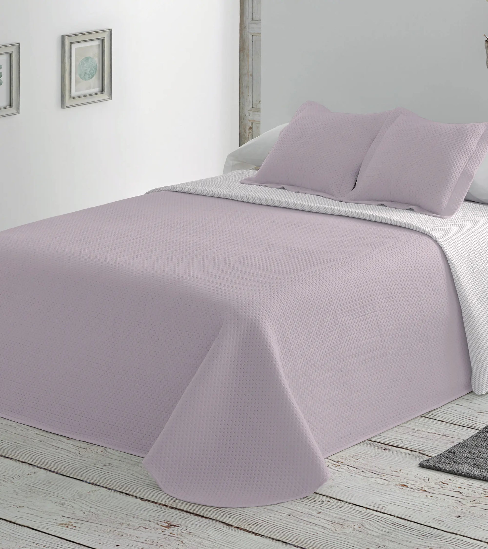 Colcha Lisa Reversible LISA - Malva
