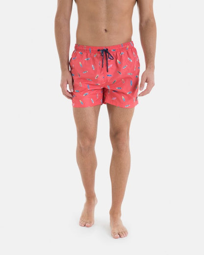 Bañador de Hombre Bermuda Estampado Surf