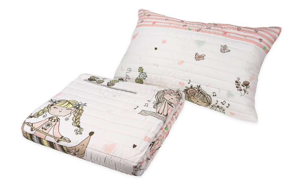 Colcha Bouti MANTEROL Infantil Junior 607 UNICORNIO