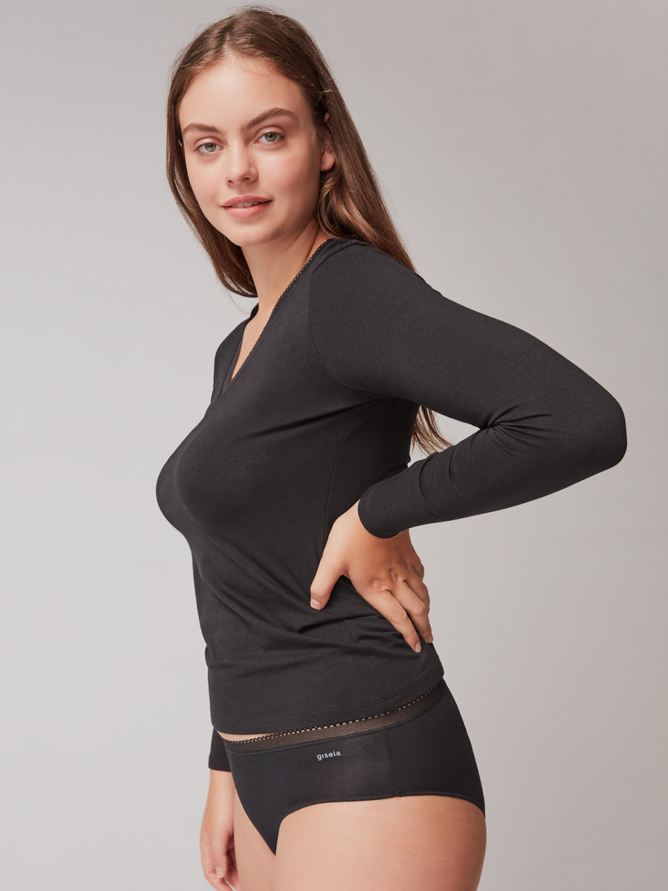 Camiseta interior termal - Negro - 1/0147