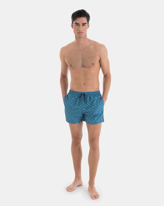 Bañador de Hombre Bermuda Estampado Motos