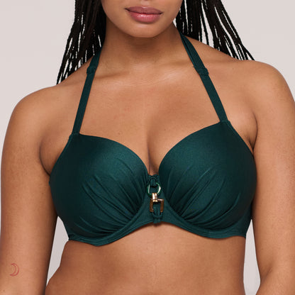 MANGALORE jewel green bikini balconet con foam