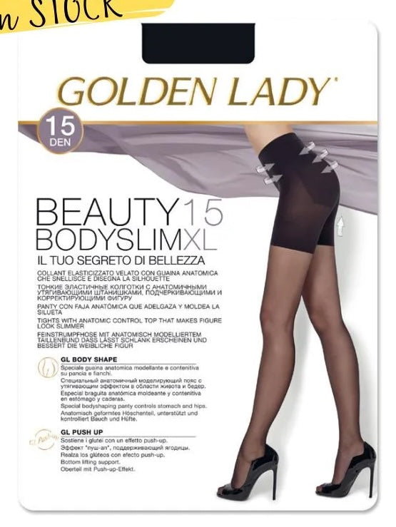 Panty reductor BEAUTY 15 BODYSLIM XL Golden Lady - 25YYA