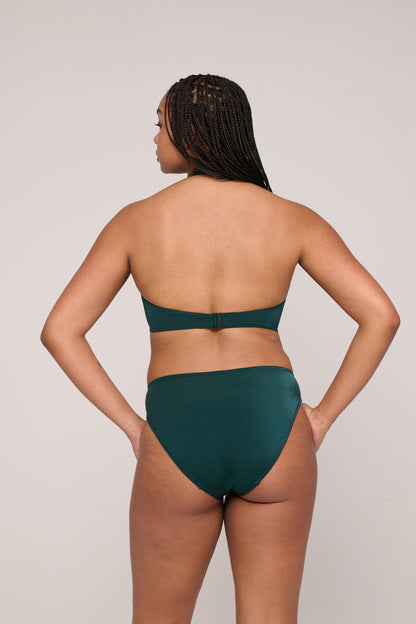 MANGALORE jewel green bikini balconet con foam