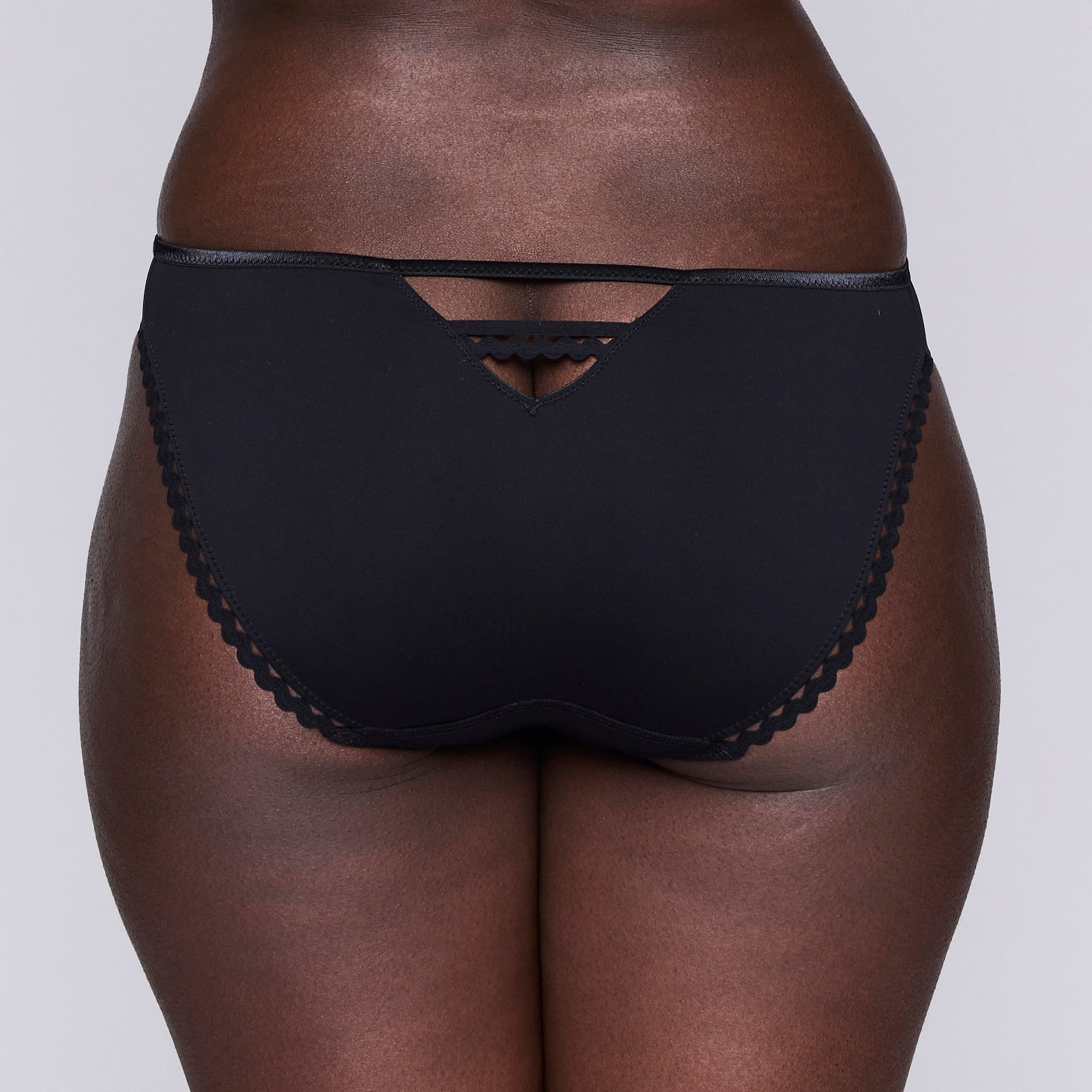VIVGIRL negro braga bikini