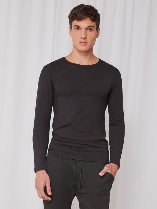 Camiseta interior termal de hombre - Negro - 1/0150