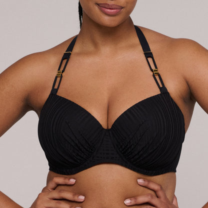 KIRUNA negro bikini balconet con foam