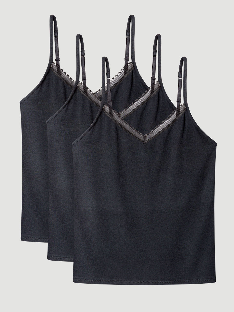 Camisetas  interior tirantes Modal Lenzing - Negro - 1/0121