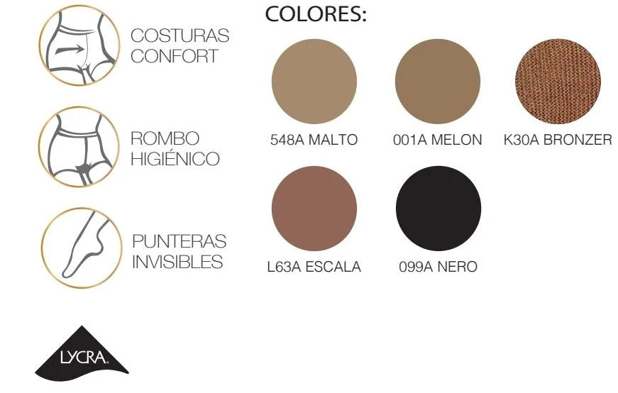 Panty VELY 15 PLUS (2 pares) Golden Lady - 41NNA