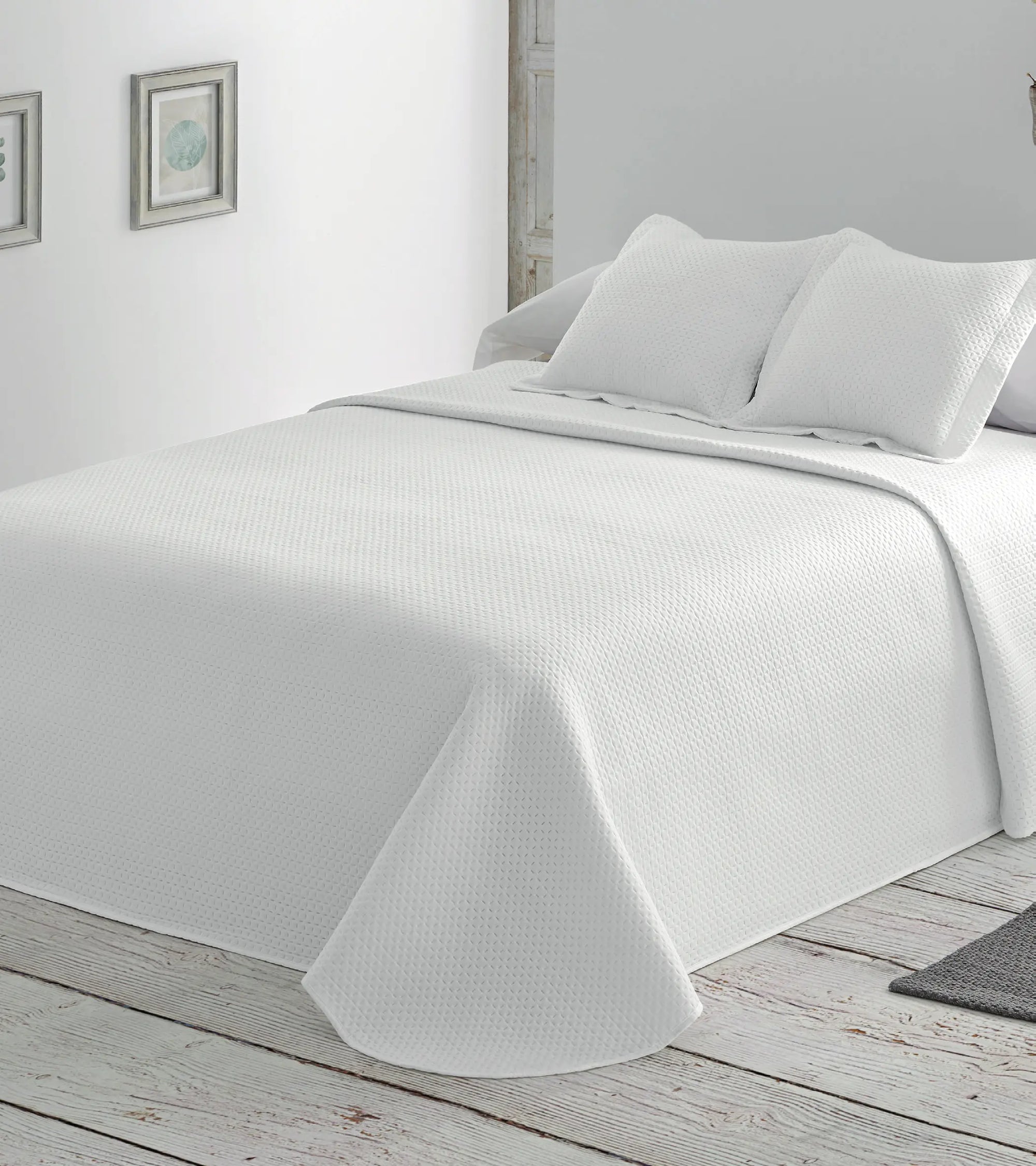 Colcha Lisa Reversible LISA - Blanco