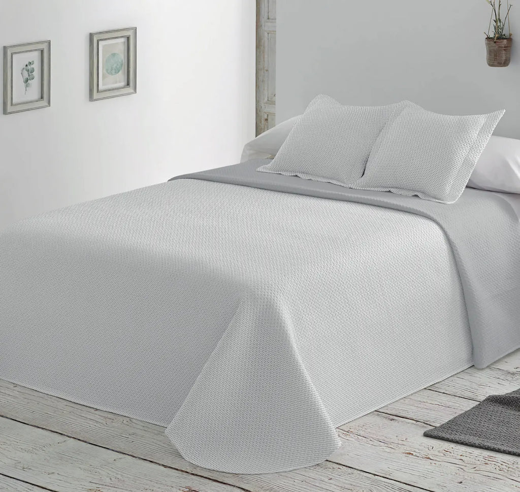 Colcha Lisa Reversible LISA - Gris