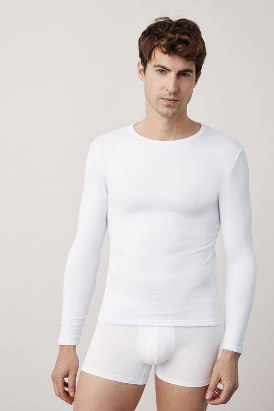 Camiseta interior térmica manga larga - Blanco