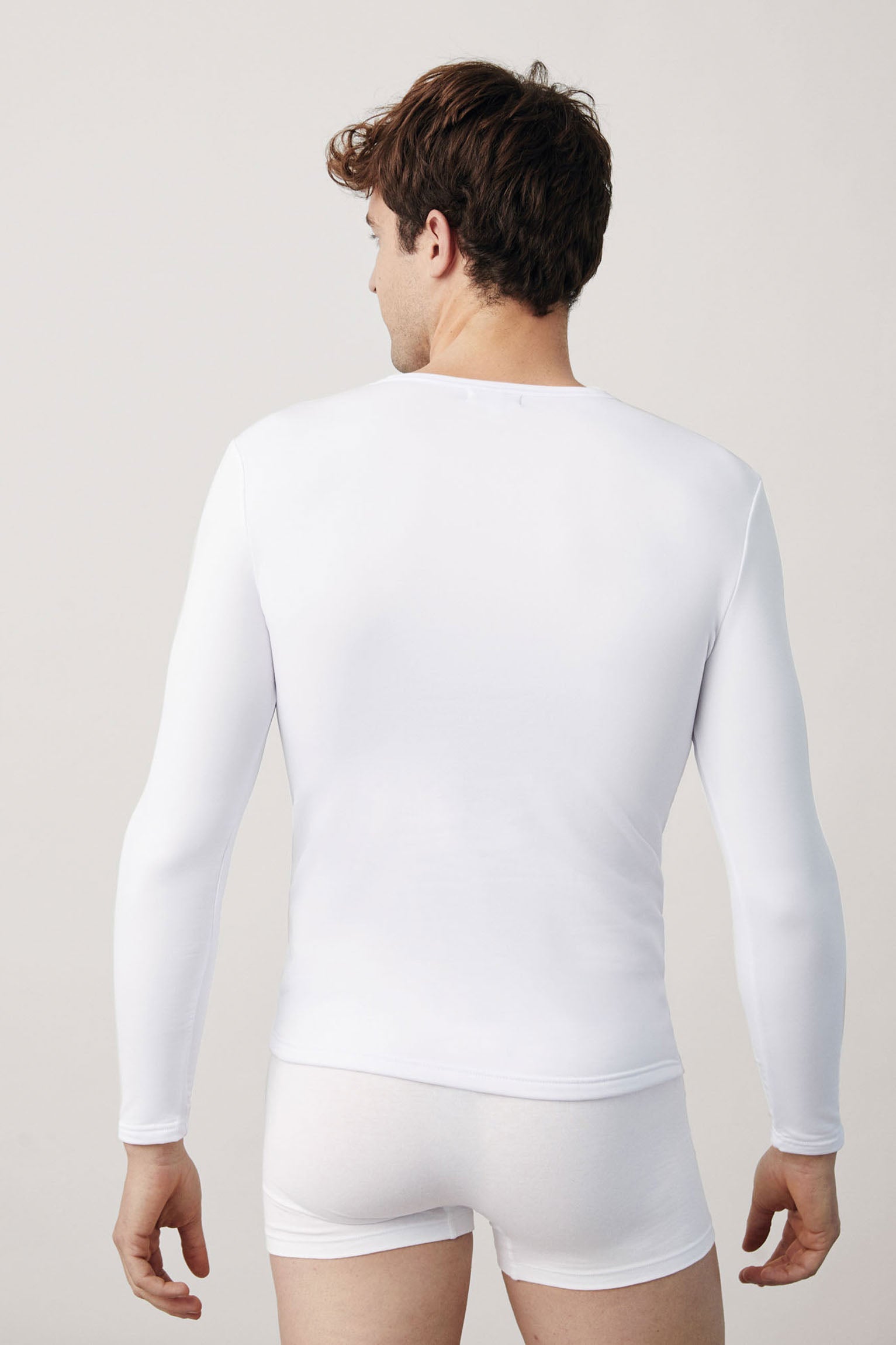 Camiseta interior térmica manga larga - Blanco