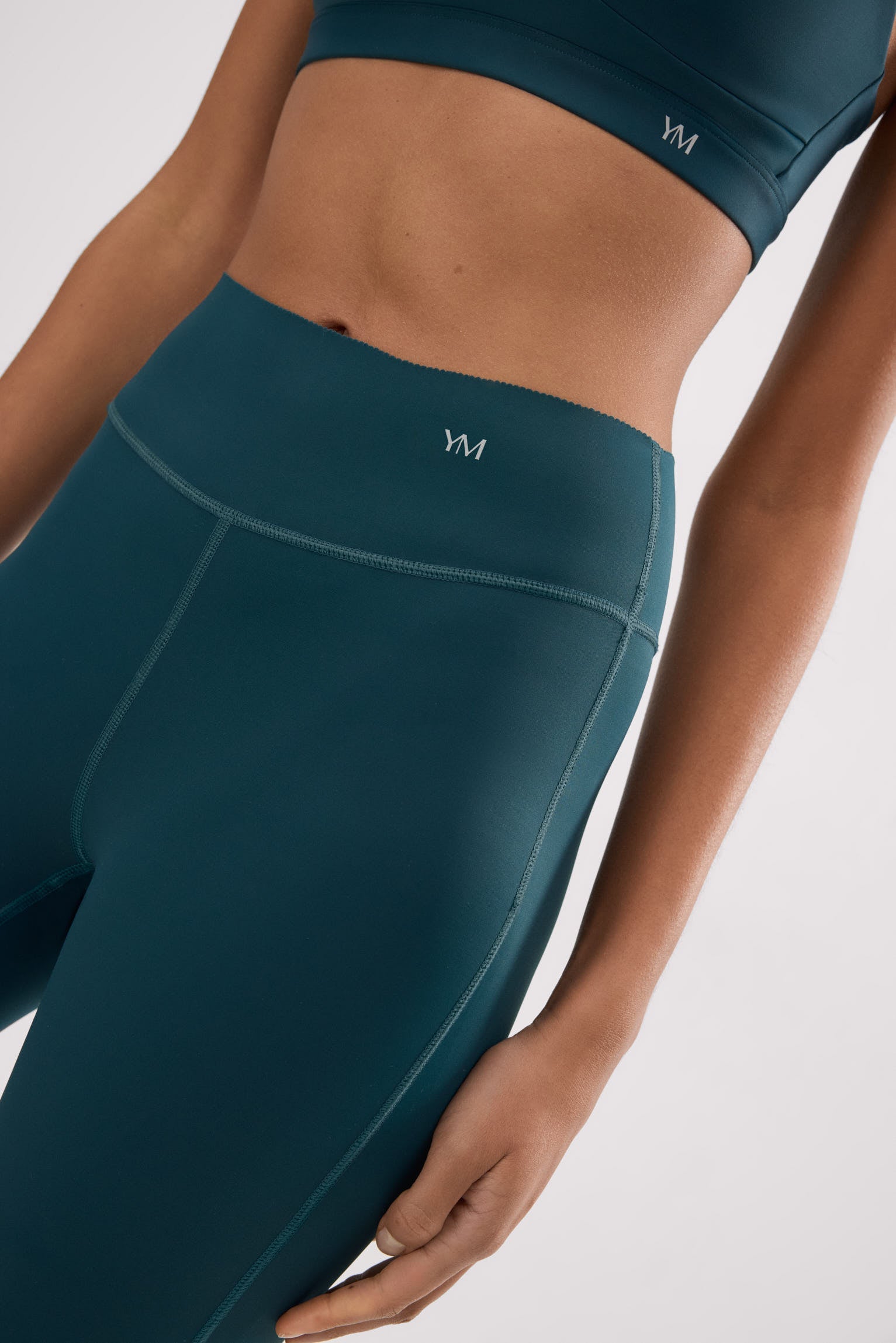 Leggings deportivos Compressive efecto push-up verde botella