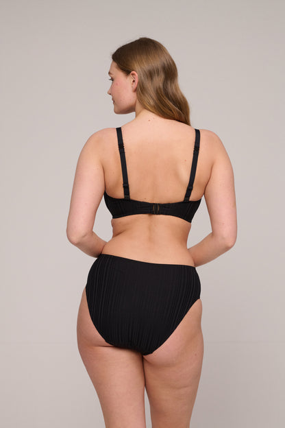 KIRUNA negro bikini braga alta